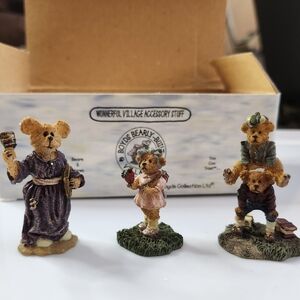 The Boyds Collection Bearly a School Ms. Bruin Phoebe Peter & Jimmy 19504-1 NIB